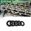 Oil Seal 40x72x8mm Rotary Shaft Seal NBR Rubber High Pressure Black