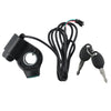 Electric Scooter Keys & Cylinder Ignition Lock System