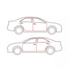 Mercedes-Benz W124 E-Class 200E E220 E320 400E E500 1984-1997 Door Weatherstrip