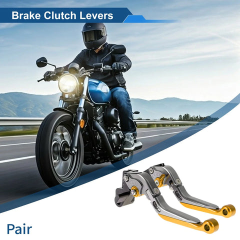 Kawasaki ER-5 Brake Clutch Levers / Adjustable Short Long