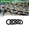 Oil Seal 50x72x8mm Rotary Shaft Seal NBR Rubber High Pressure Black