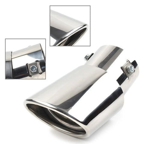 Car - Rear Muffler Accessories Stainless Steel Chrome Exhaust Pipe Tip