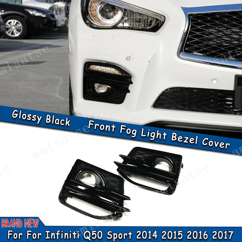 Infiniti Q50 Q50L Fog Light Cover Trim (2014-2023)