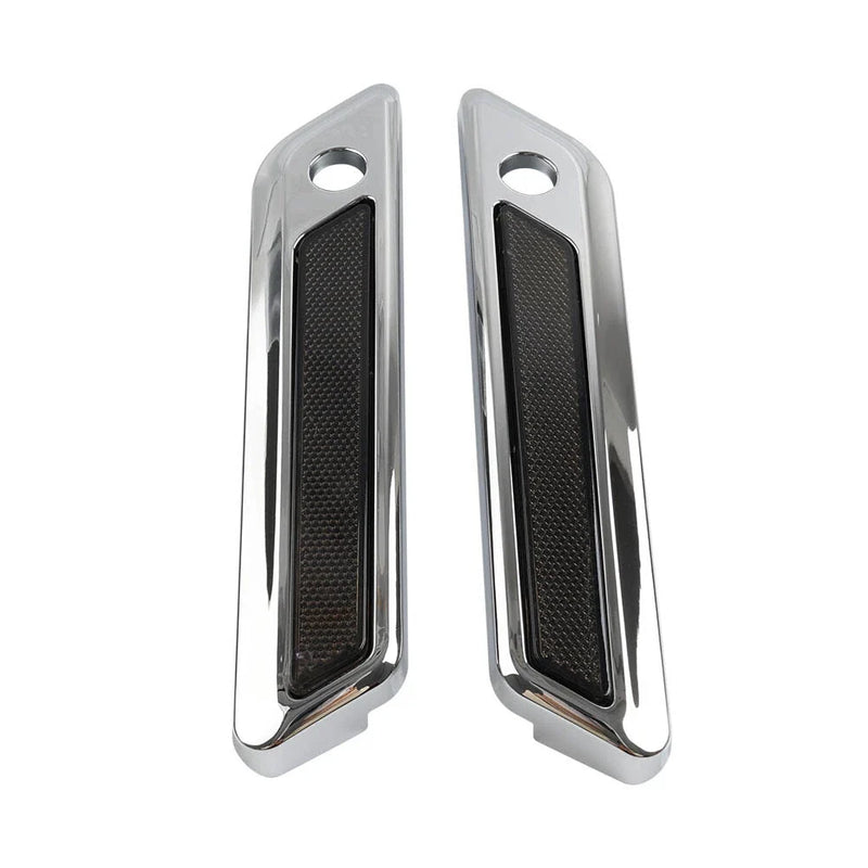 Harley Touring Electra Glide Road King Saddle Bag Hinge Latch Covers (14-23)