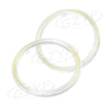 Car Headlights 2 x 100mm 12V-24V Angel Eyes COB Halo Ring Lights