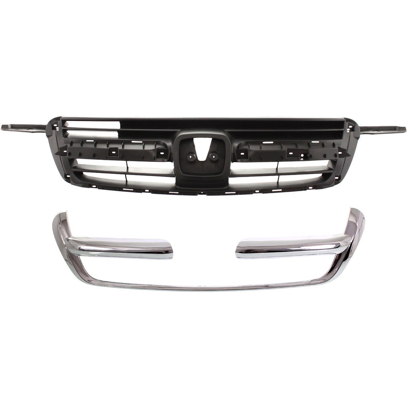 Grille Assembly Kit For 2002-2004 Honda CR-V HO1200159
