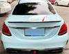 Mercedes-Benz C-Class W205 Sedan Rear Spoiler Wing ABS Fiber (2015-2021)
