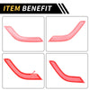 Jeep Wrangler JK JLU Front Rear Door Handle Bezel Cover Trims (2018-2023)