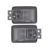 L+R Interior Grip Holder Inner Door Handle Gray Fits Nissan D21 Navara 1986-97
