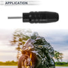 11mm Aluminum Alloy Plastic Motorcycle Slider Frame Bolt 1Set Black