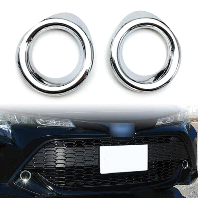 Toyota Corolla Hatchback Chrome Fog Lamp Frame Cover Trim (2019-2020)