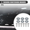 Motorcycle Titanium Tone 6pcs Finishing Countersunk Washers Fastener Kit