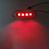 Car Truck Trailer Pickup 12V 24V 4 x LED Side Clearance Marker Light Red