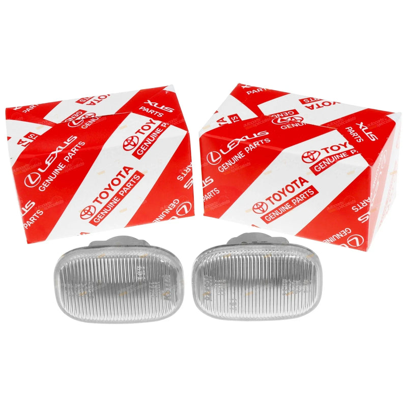 Toyota KUN16 KUN25 KUN26 Genuine Toyota Clear Side Indicator Repeater Blinkers