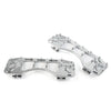 Harley Touring Dyna FLD (2014-2023) - Chrome Pair CNC Front Floorboards