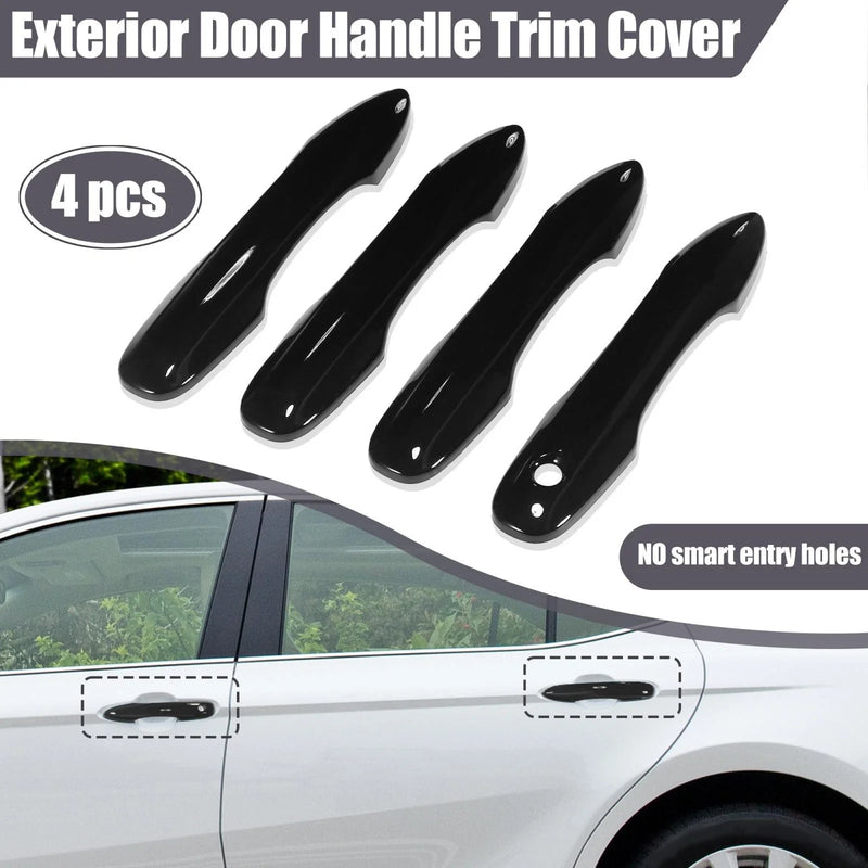Toyota Camry without Smart Entry Holes 4pcs / GlossBlack / DoorHandle Cover