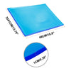 48x35x1cm Motorcycle Seat Gel Pad Shock Absorption Mat Cushion Blue