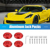 Chevrolet Corvette C5 (1997-2004) & Porsche Frame Rail Red 4 Pcs Jack Pad