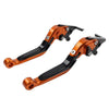 Kawasaki Z900RS ZX6R CNC Orange Extendable Brake Clutch Levers (2018-2022)