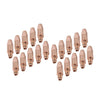 24KD Mig Welding Gun 20 x MIG Welding Torch Contact Tips 1.0mm