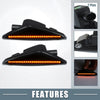 BMW X3 Black Lens 1 Pair LED Side Marker Amber Light (2011 - 2014)
