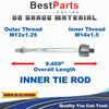Nissan Versa Steering Inner Tie Rod End (2012–2023)