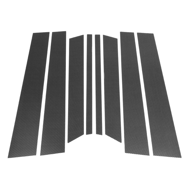 Ford Territory Carbon Fiber 8 Pcs Door Pillar Window Trim (2004-2016)