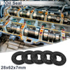 Make Model Oil Seal 28x62x7mm 5 x Rotary Shaft Seal Nitrile Rubber Black