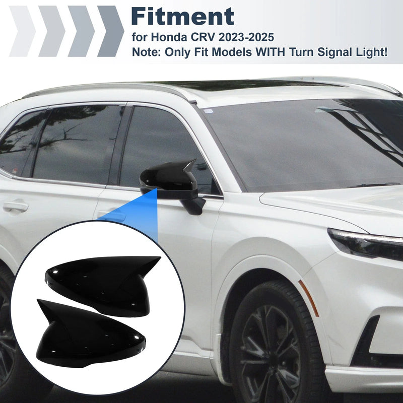 Honda CR-V Left Right Side Ox Horn Rear View Mirror Covers (2023-2025)