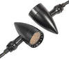 Harley Chopper Black LED Motorcycle Bullet Turn Signal Lights