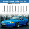 Honda Civic D16Z6 D17A1 A2 16pcs Intake Exhaust Valves & Seals (1992-2005)