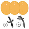 Honda Z50R 1979-1987 Yellow Number Plate Kit