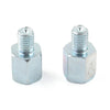 Universal Motorcycle Rear View 10mm to 8mm Mirror Adapter Bolts