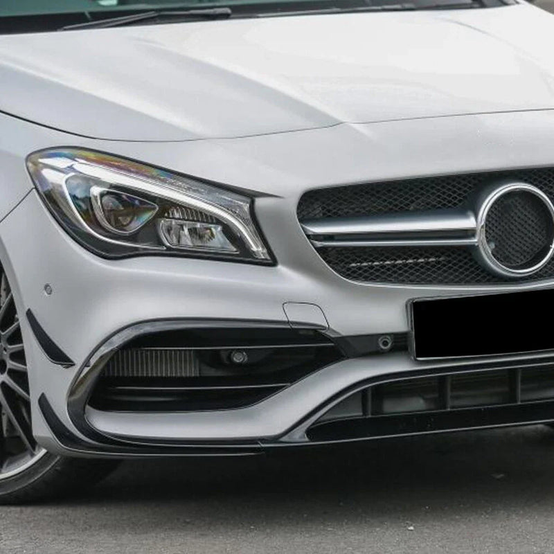 Benz CLA200 W117 C117 Front Bumper Splitter Canards (2016-2019)