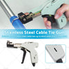 Stainless Steel Cable Tie Gun Tool Automatic Tightener Cutter