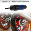 Motorcycle 10mm Aluminum Alloy Motorcycle Slider Frame 1 Pc Blue