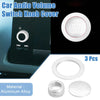 Honda Civic 3 x Media Audio Volume Switch Knob Covers (2022-2023)