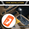 Jeep Wrangler JK JKU Center Console Gear Shift Frame Cover Trim (2011-2017)
