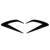 Mazda Miata MX-5 2 x Gloss Black Front Bumper Side Air Vent Trims (2016-2025)