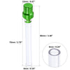 6pcs Gas Fuel Cap Air Vent Hose Breather One Way Clear Tube Green