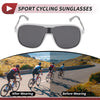 1x Motorcycle Riding Goggles Black Lens White Silver Tone Frame PC UV400