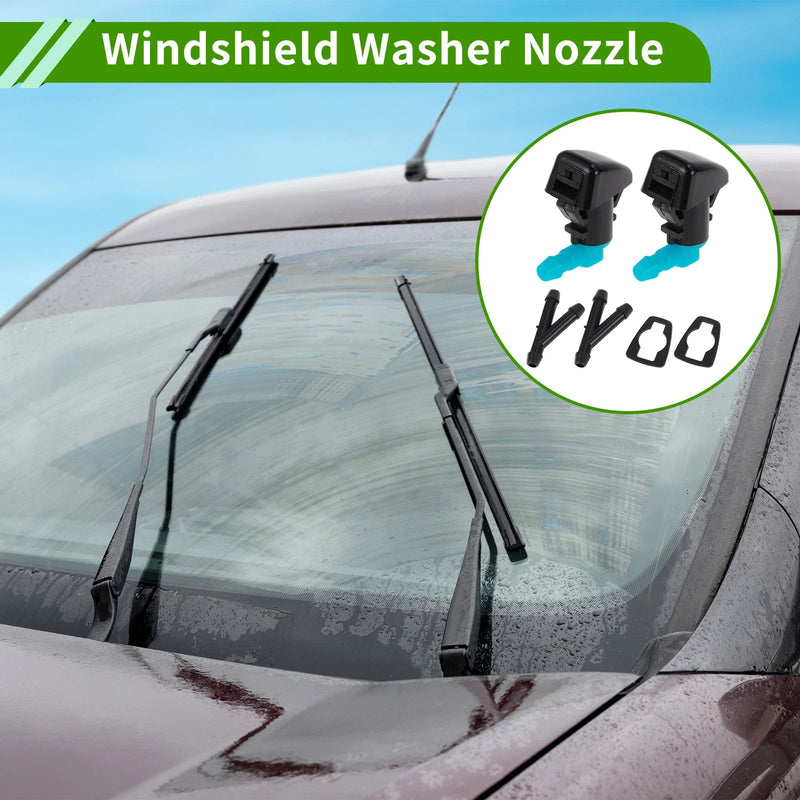 Ford Edge Windshield Washer Nozzles & Y Hose Connectors (2011-2015)