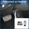 Jeep Compass Automatic Footrest Pedals Cover Set (2017-2023)
