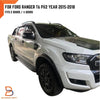 Ford Ranger T6 16W Glossy Black Slim Fender Flares (2015-2018)