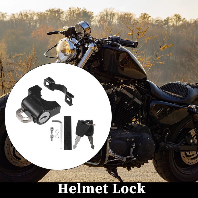 Set Motorcycle Helmet Lock Cable Mini Motorcycle Anti-Theft Bicycle Locks