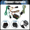 Hyundai Tucson 4-Pin Trailer Wiring Harness Kit (2010-2018)