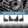 Toyota 4Runner Without Wheel Eyebrow Mud Flaps Splash Guards 1Set (2012–2022)