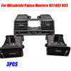 Mitsubishi Pajero Montero V31 V32 V33 3PCS Panel Dash Air Outlet Vents