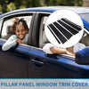 Nissan Titan (2004-2015) Black 6 x Car Pillar Window Trim Covers