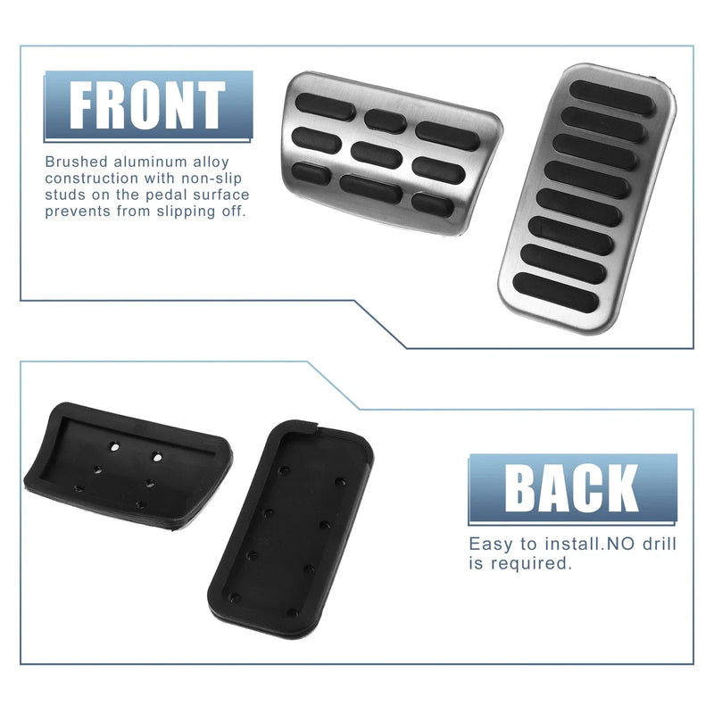 Kia Forte 3 x Accelerator & Brake Pedal Covers (2010-2012)